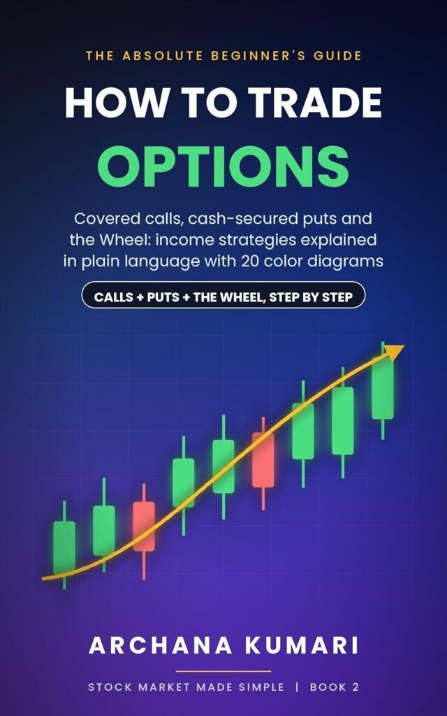 A Complete Beginner's Guide to Calls, Puts and Income Strategies: Covered Calls, Cash-Secured Puts and the Wheel (Stock Market Made Simple)